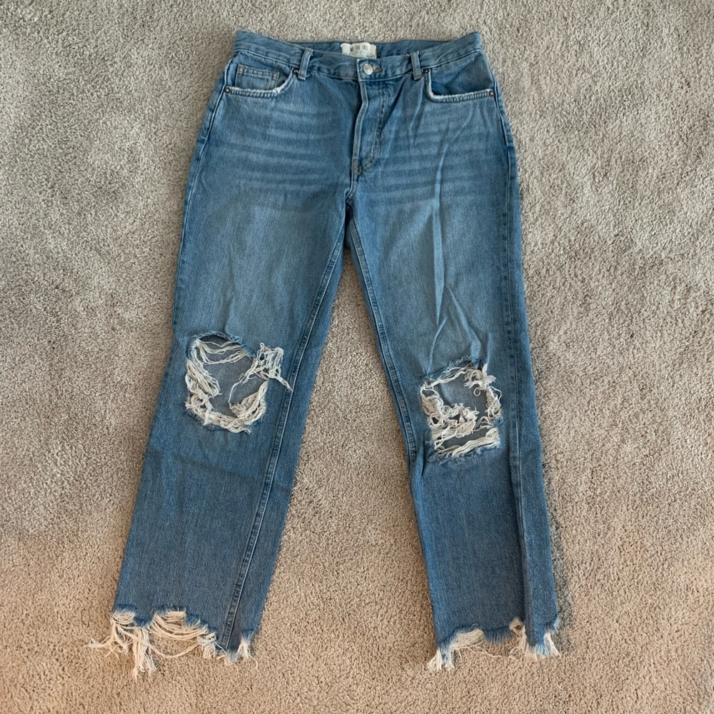 Distressed Free People jeans